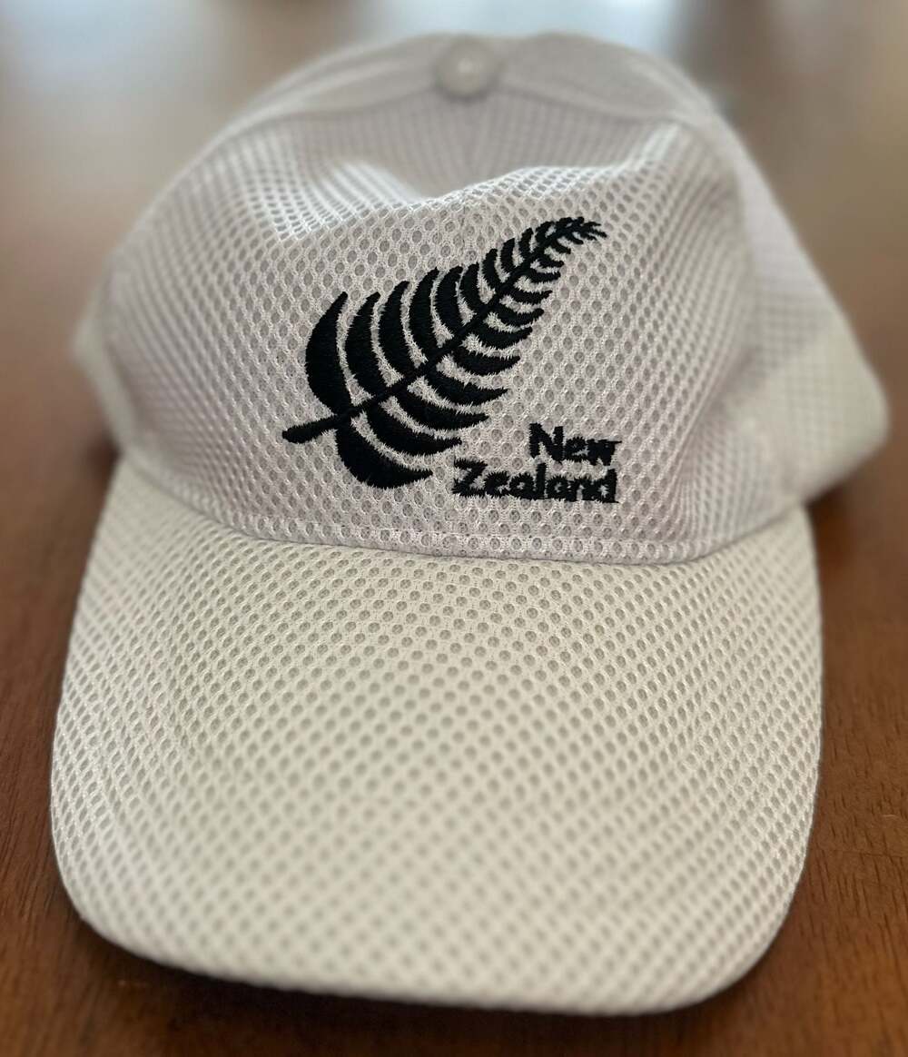 New Zealand Silver Fern White All-Mesh Snapback Hat